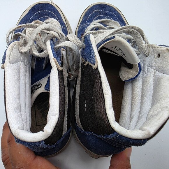 Vans Sk8-Hi Bolt True Blue Womens Size 5.5 High Top Skate Shoes Casual Walking - Picture 7 of 13